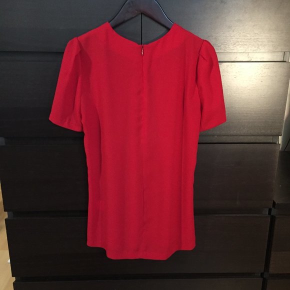 Aritzia Babaton Short-Sleeved Blouse - Red - Picture 2 of 5